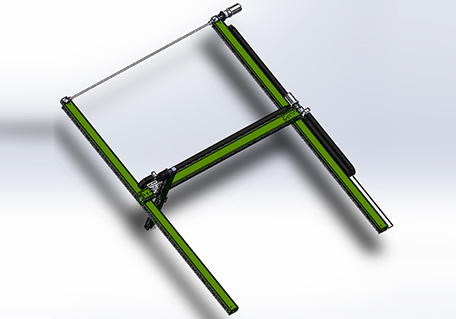 同步帶模組龍門雙軸同動（單電機驅(qū)動）